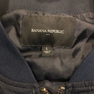 Banana Republic Factory Navy Bomber Jacket